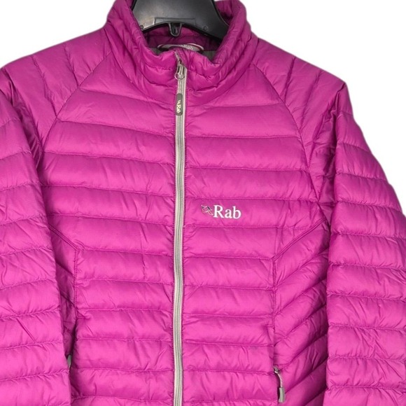 Rab Jackets & Blazers - Rab Down Puffer Jacket Womens Small UK10 Pink Lightweight Outdoor Travel Winter